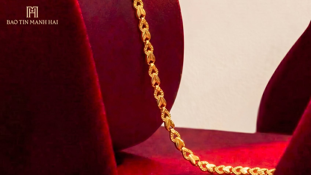 Dây chuyền vàng ta 5 chỉ 24K phù hợp tích lũy