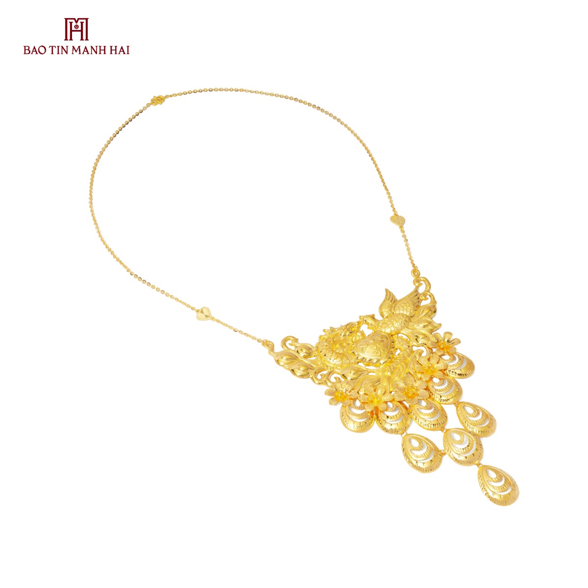 Dây chuyền rồng phụng vàng 24K 24D2V49KD0-509019-020