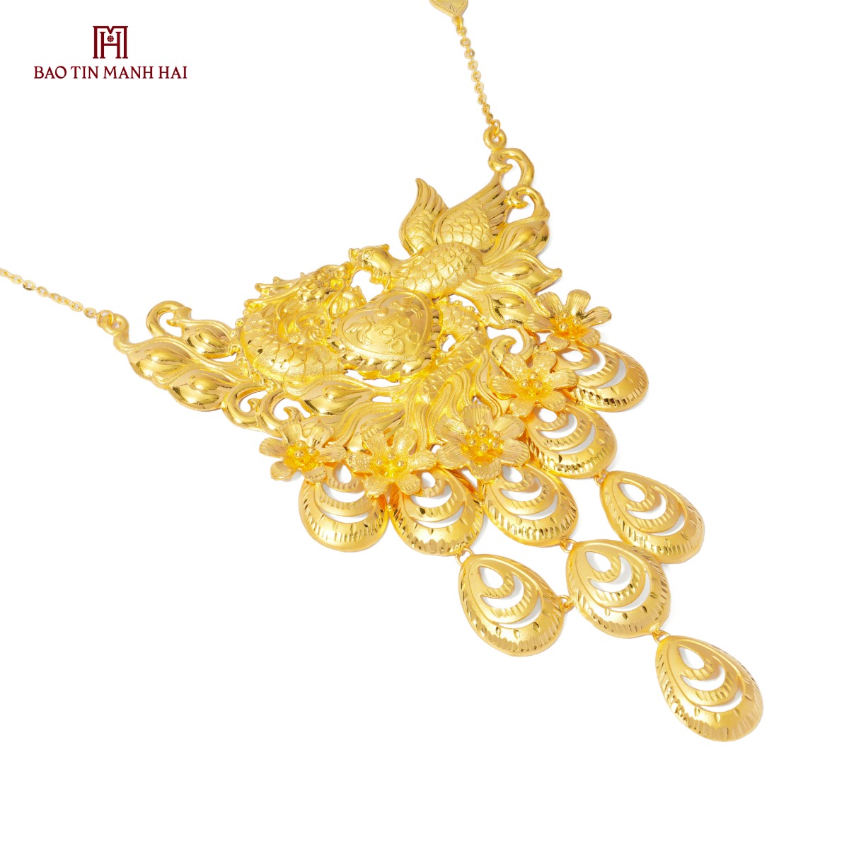 Dây chuyền rồng phụng vàng 24K 24D2V49KD0-509019-020