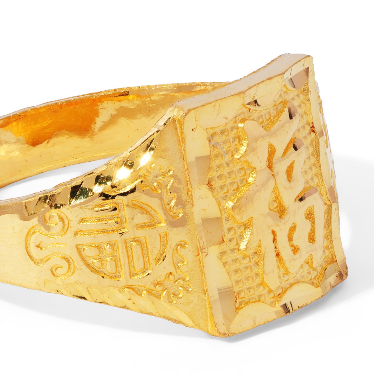 Nhẫn vuông phay vàng 24K 24N1V49KD0-508001-030