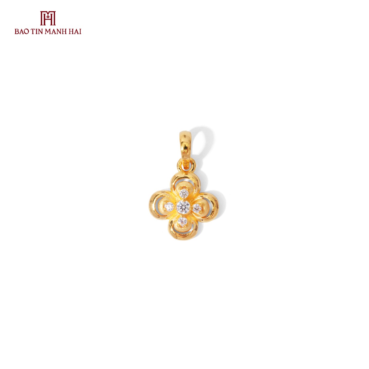 Mặt dây chuyền vàng 24K 24MAV39CZH-511001-033