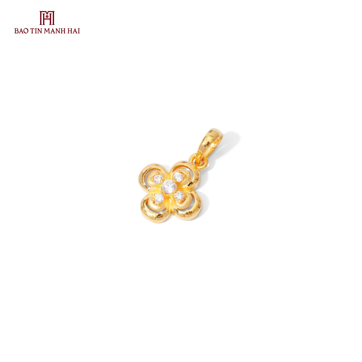Mặt dây chuyền vàng 24K 24MAV39CZH-511001-033