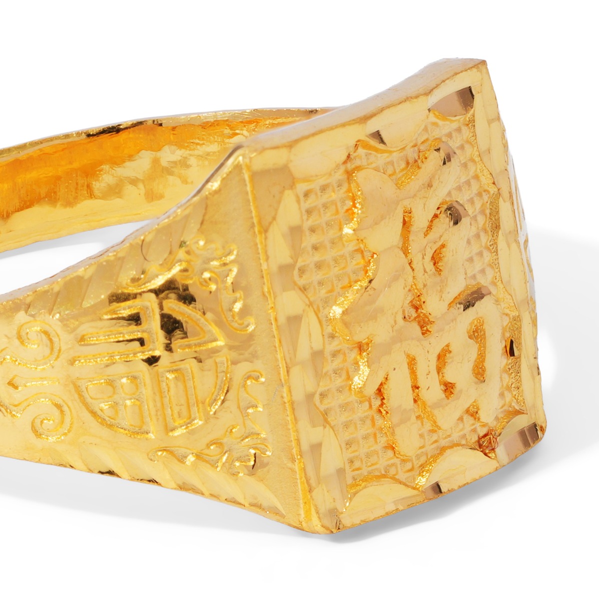 Nhẫn vuông phay vàng 24K 24N1V49KD0-210020-0129