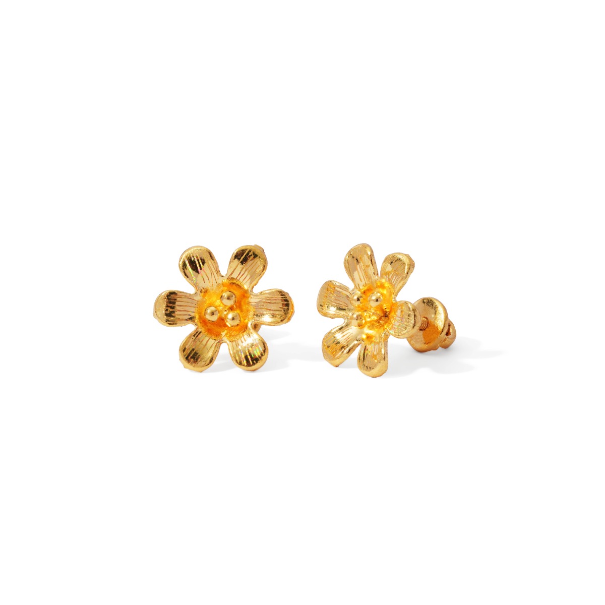 Bông tai màu vàng 24K CN 24BTV49KD0-510043-036