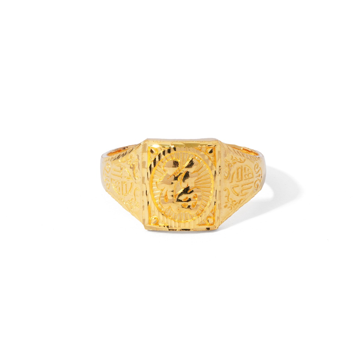 Nhẫn vuông phay vàng 24K 24N1V49KD0-210019-0097