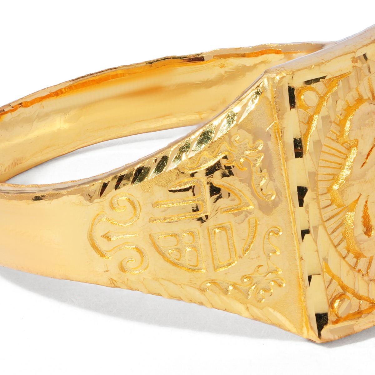 Nhẫn vuông phay vàng 24K 24N1V49KD0-210019-0097