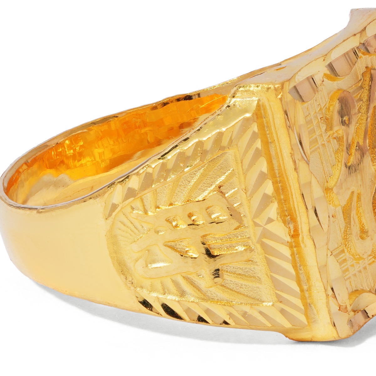 Nhẫn vuông phay vàng 24K 24N1V49KD0-512022-043