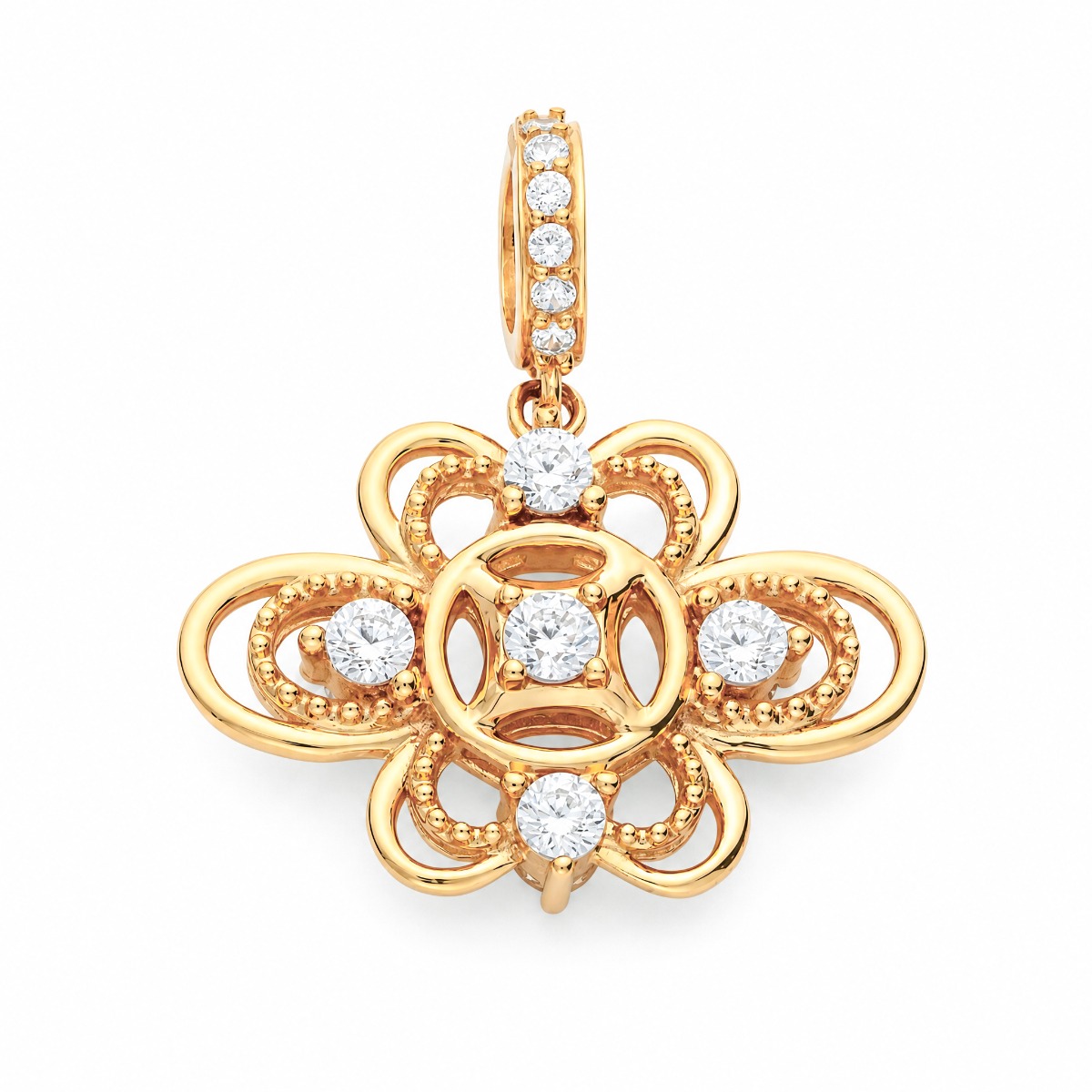 Charm vàng 10K BTCHV10CZH-412003-053