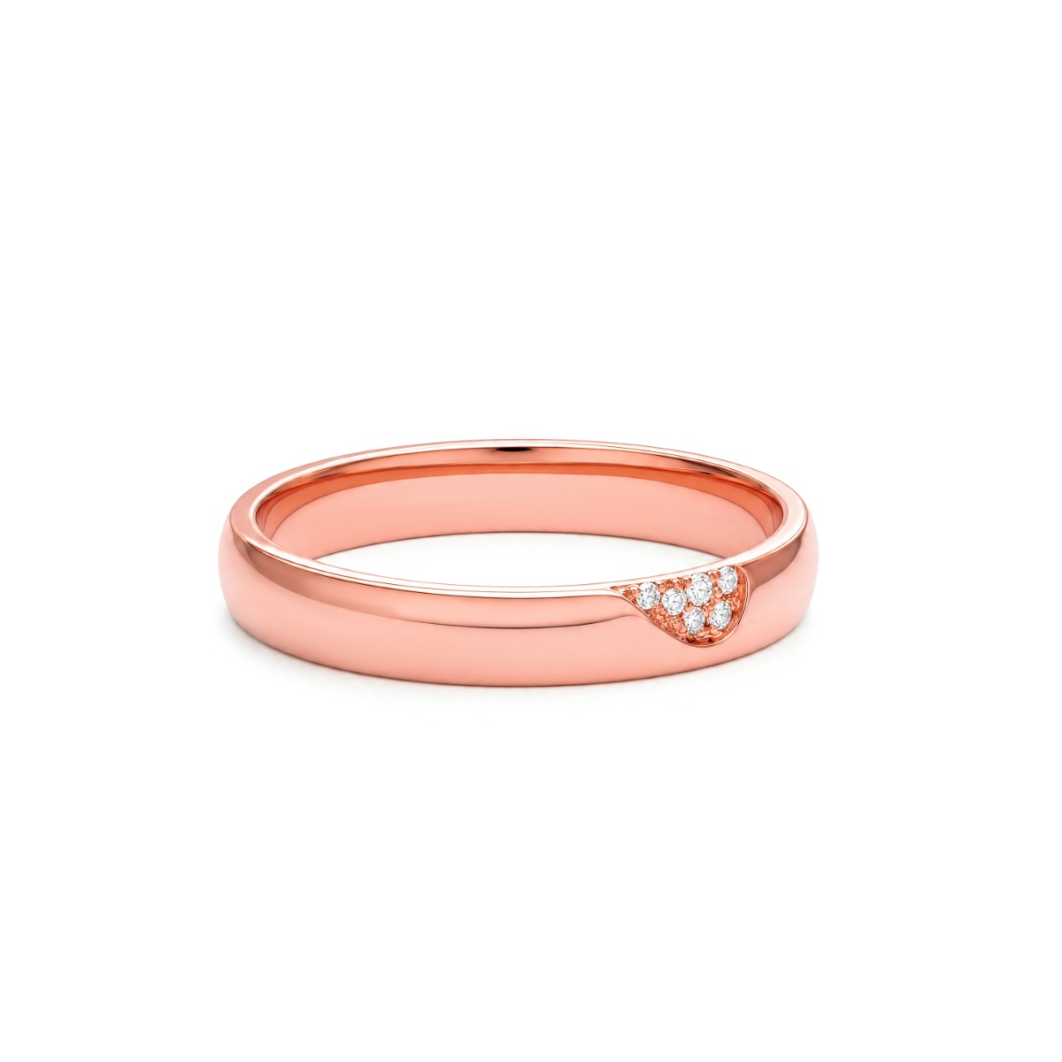 Nhẫn cưới kim cương vàng 14K NCCKV14KCN-509016-094