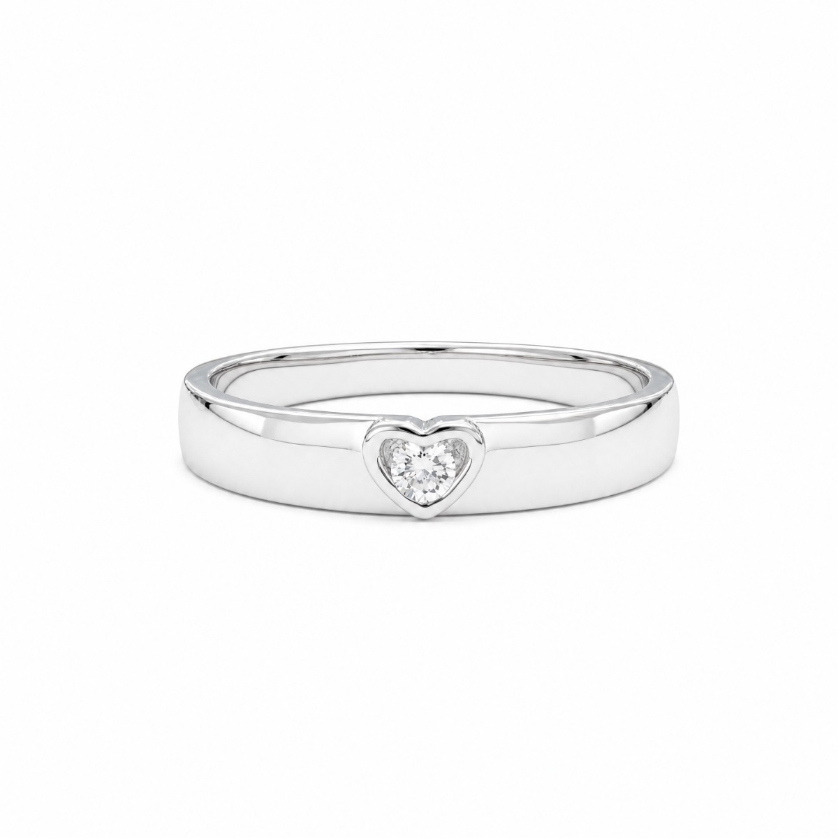 Nhẫn cưới kim cương vàng 14K NCCKV14KCN-509019-055