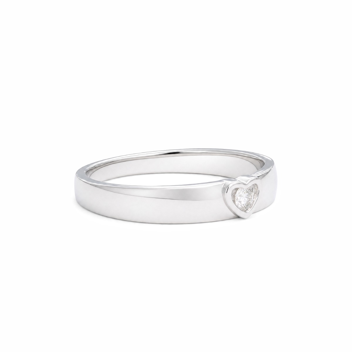 Nhẫn cưới kim cương vàng 14K NCCKV14KCN-509019-055