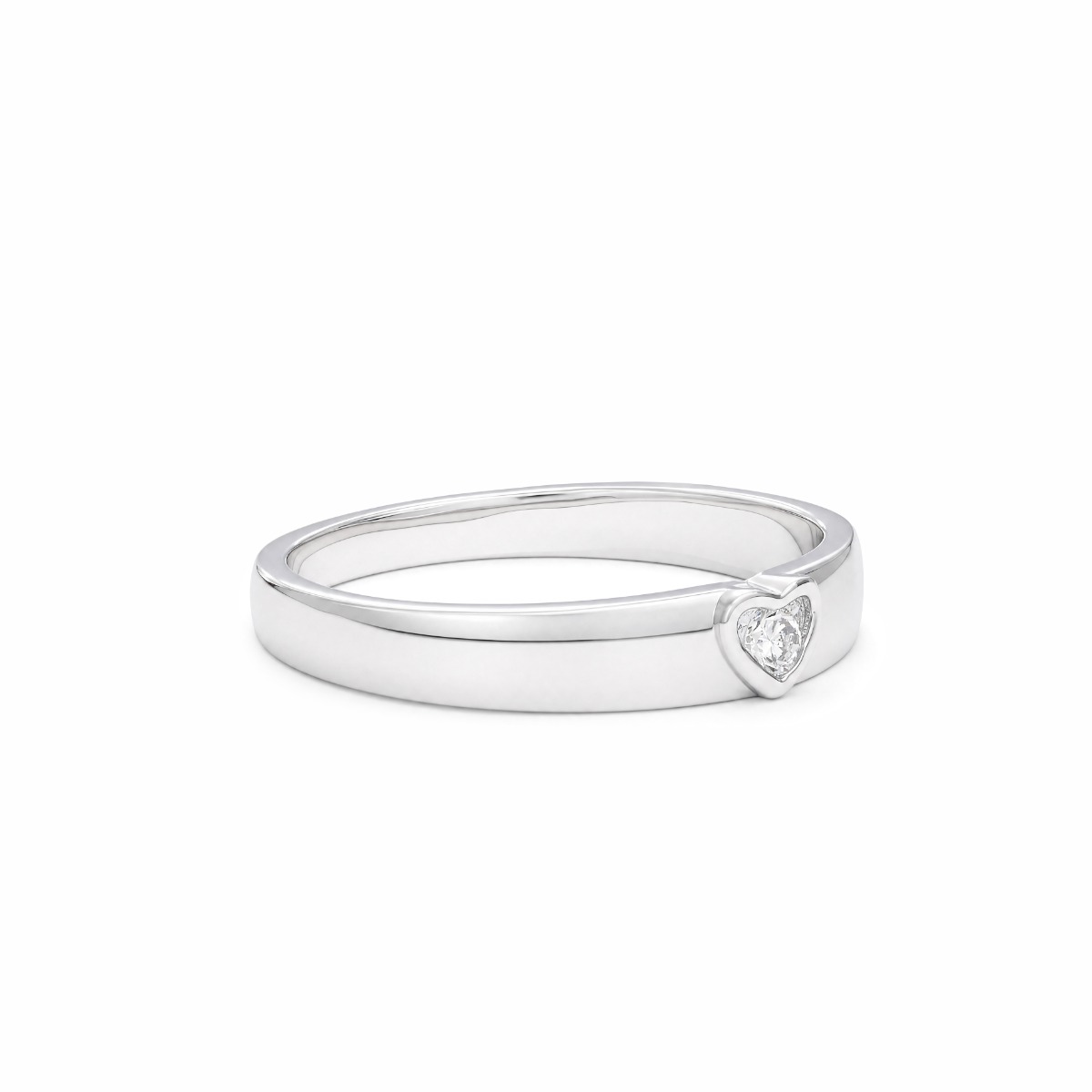 Nhẫn cưới kim cương vàng 14K NCCKV14KCN-509019-057
