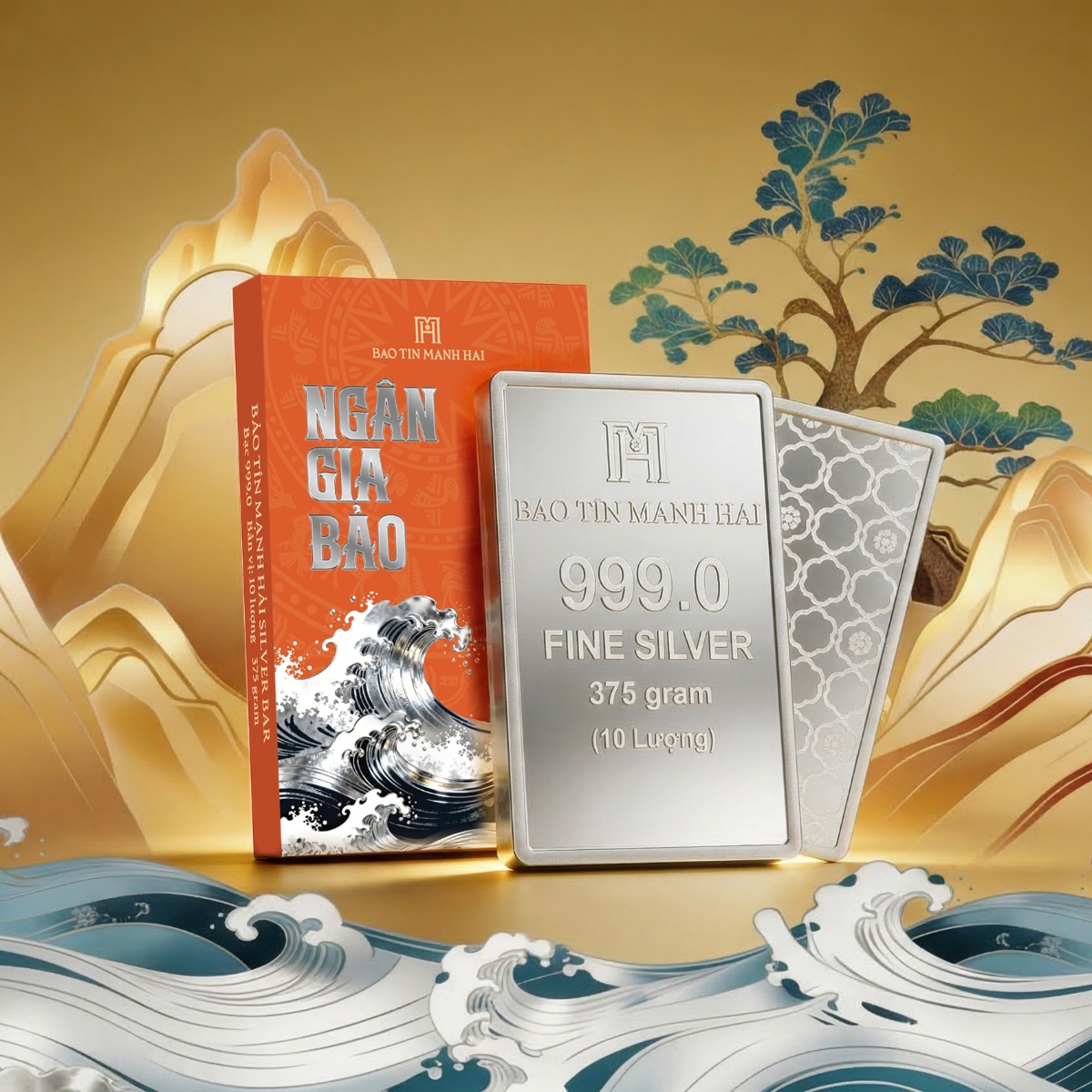 Ngân Gia Bảo Đông Sơn 10 lượng