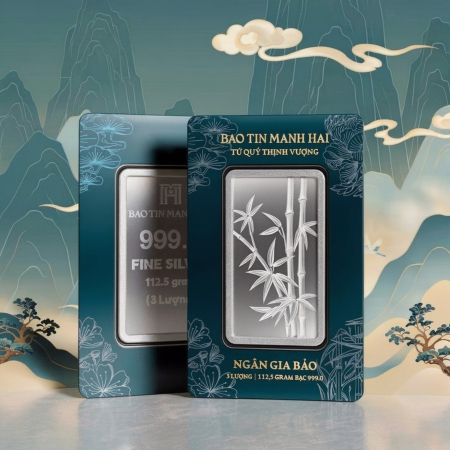 Ngân Gia Bảo Tứ Qúy - Trúc 3 lượng
