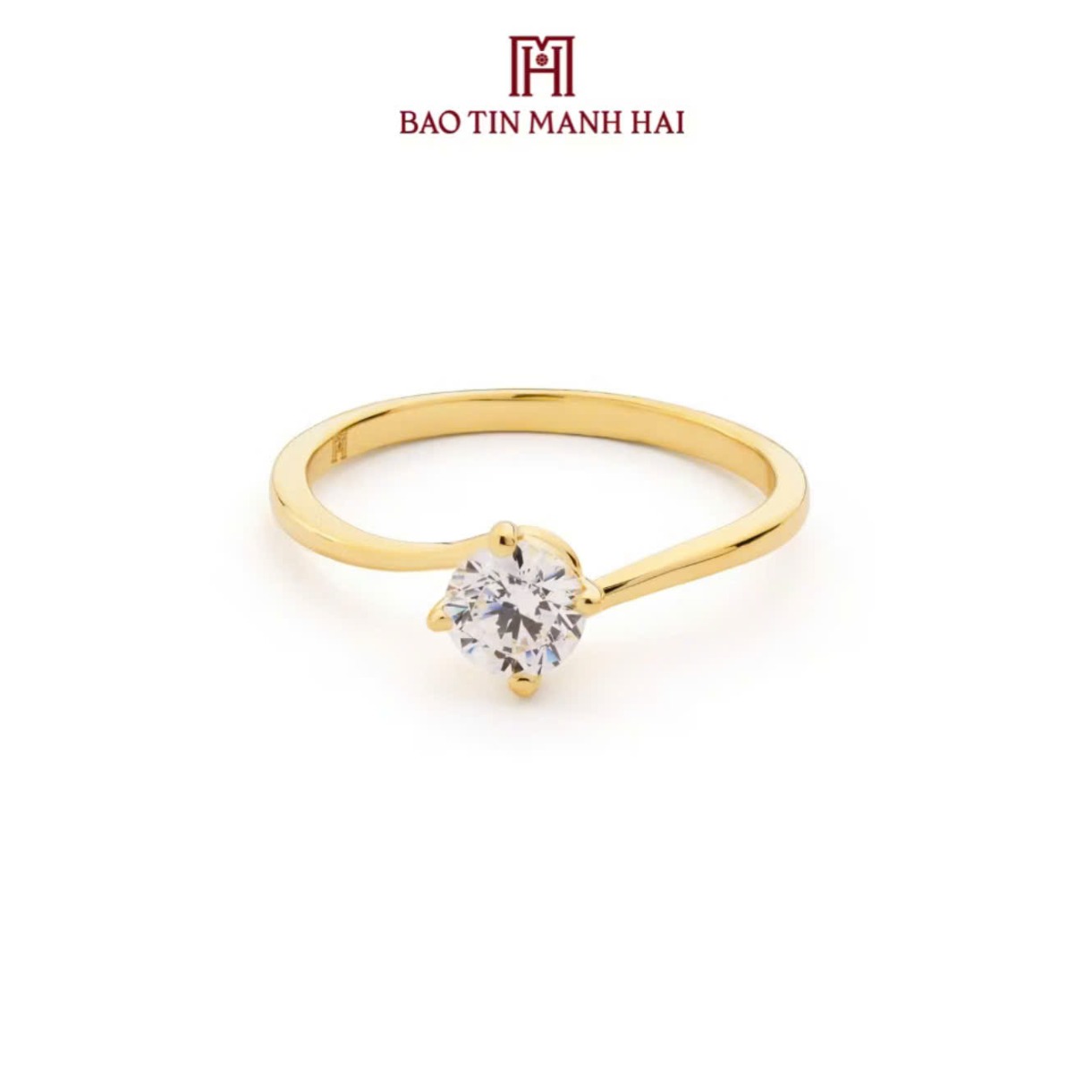 Nhẫn vàng 10K PYN1V10CZH-510058
