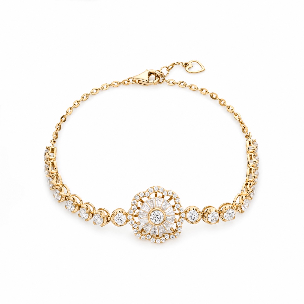 Lắc tay vàng 10K PYLTV10CZH-510010-027