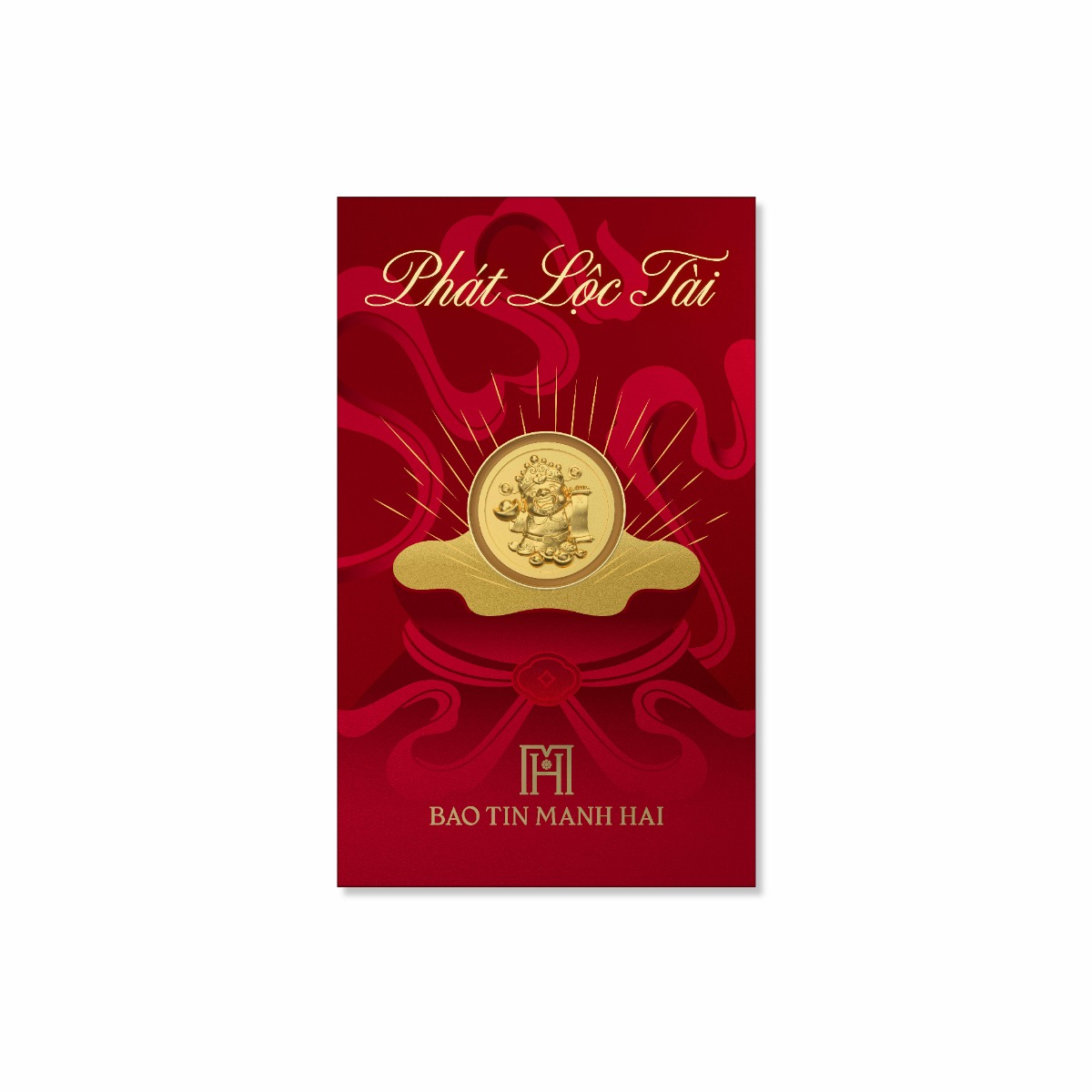 Đồng vàng Phát Lộc Tài vàng 24K QTDVV49KD0-601003-001