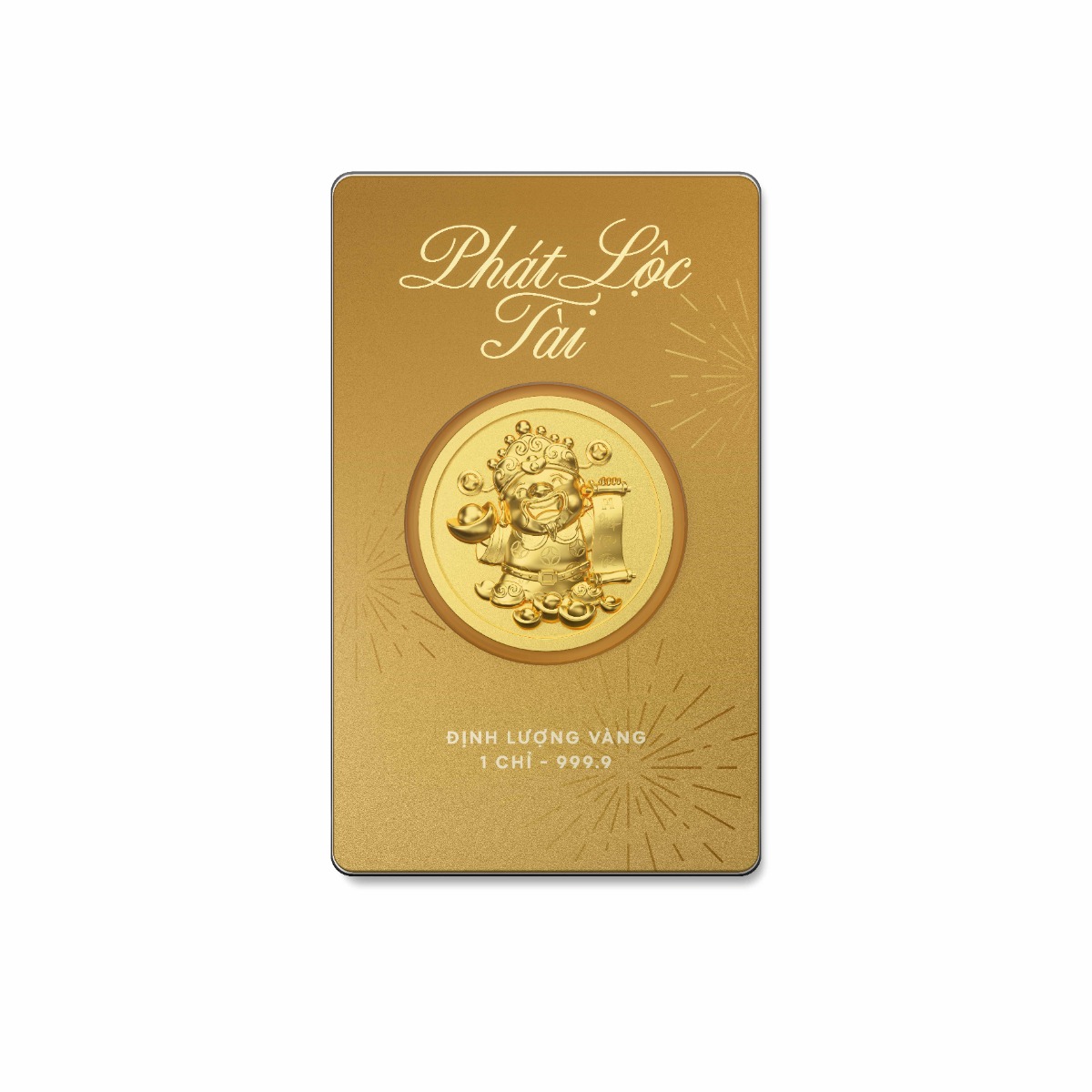 Đồng vàng Phát Lộc Tài vàng 24K QTDVV49KD0-601003-001