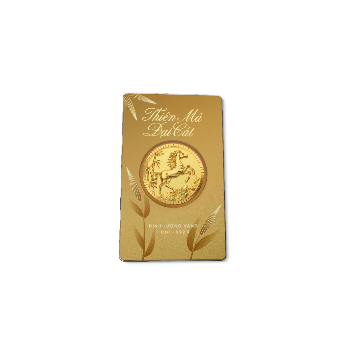 Đồng vàng Thiên Mã Đại Cát vàng 24K QTDVV49KD0-601004-001