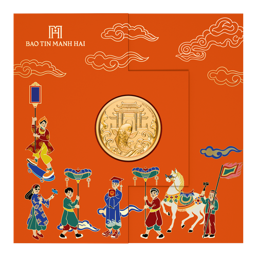 Vàng Đăng Khoa & Công Danh - Cá chép vượt Vũ Môn (T)