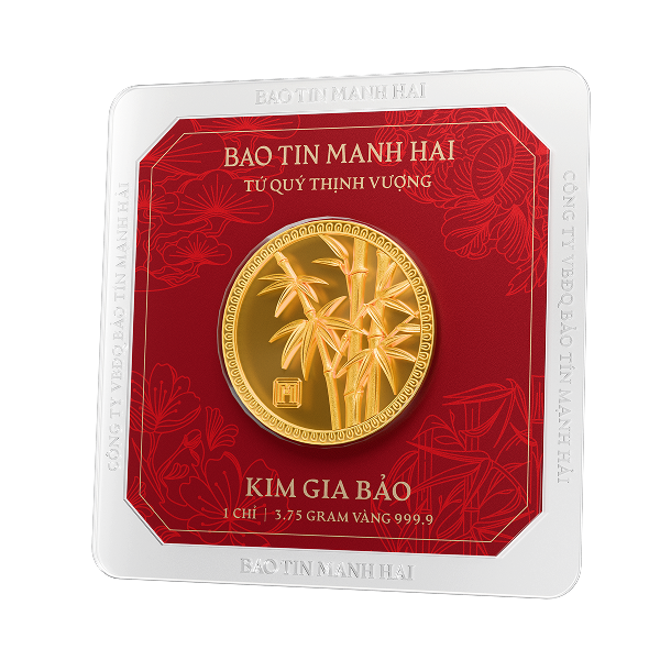 Trúc tròn, loại 1 chỉ - 24K (999.9)