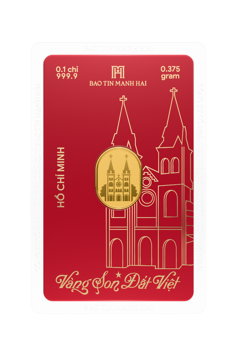 Vàng Son Đất Việt - Hồ Chí Minh, loại 0.1 chỉ - 24K (999.9)