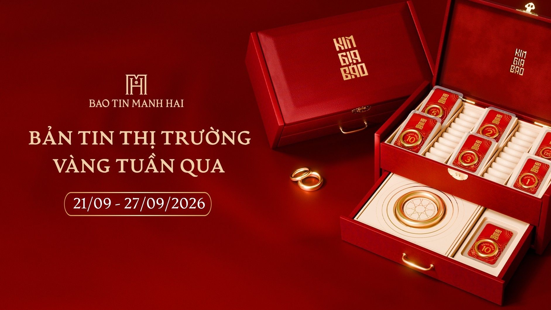 BÁO CÁO THỊ TRƯỜNG VÀNG TỪ 21/09 - 27/09/2026