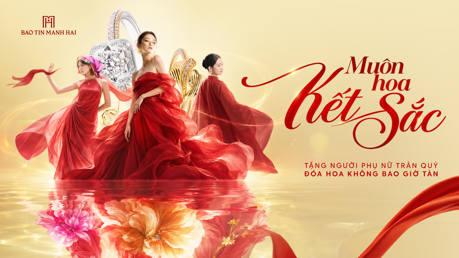 ƯU ĐÃI MỪNG NGÀY PHỤ NỮ VIỆT NAM 20/10: MUÔN HOA KẾT SẮC