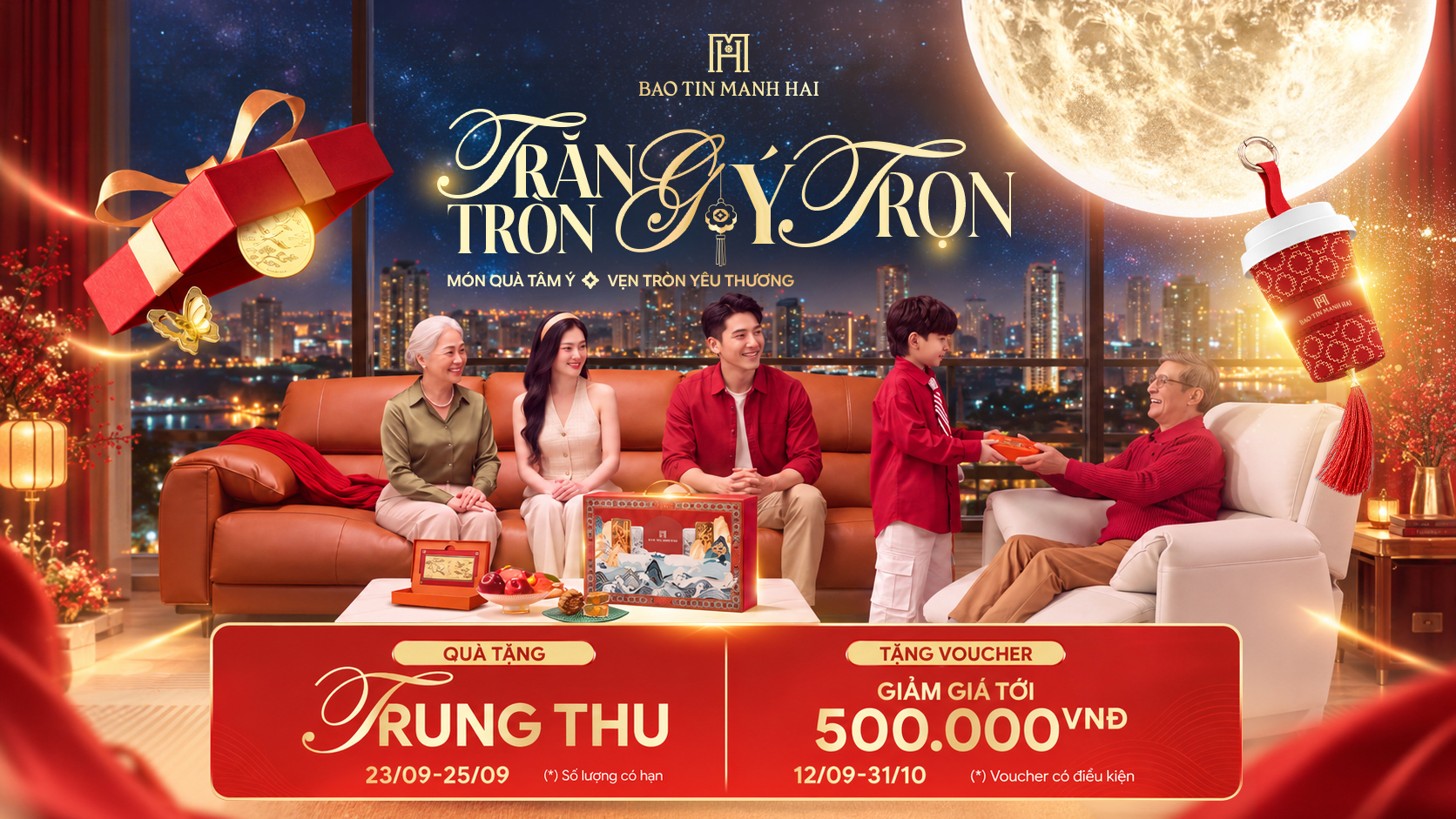 Chương trình Trung Thu: Trăng Tròn Ý Trọn - Món quà tâm ý, vẹn yêu thương