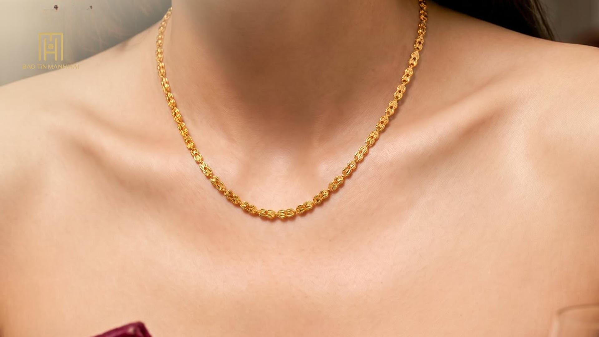 Dây chuyền vàng ta 3 chỉ: Giá bán, mẫu đẹp và kinh nghiệm chọn mua