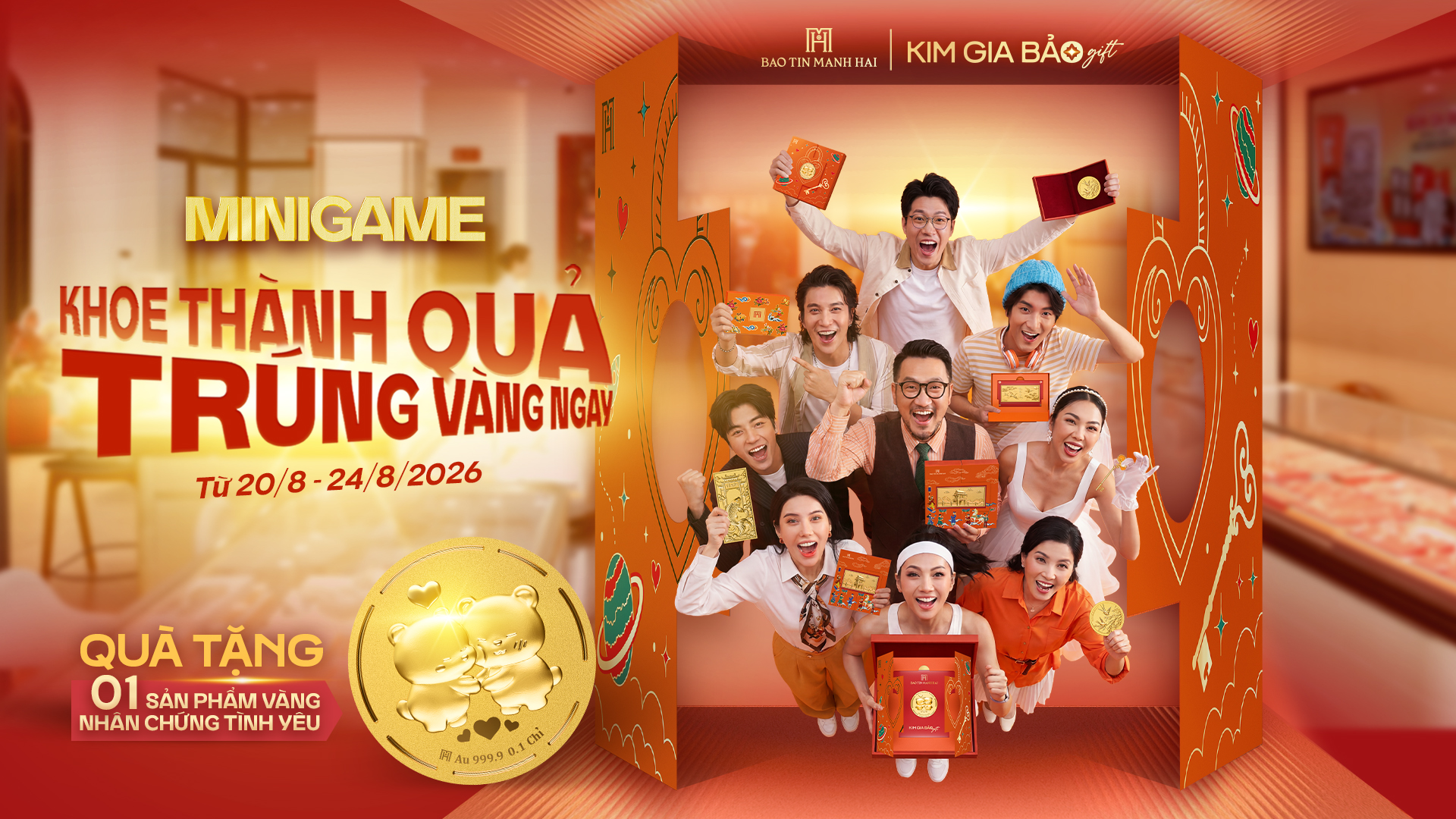 THỂ LỆ MINIGAME "KHOE THÀNH QUẢ - TRÚNG VÀNG NGAY"