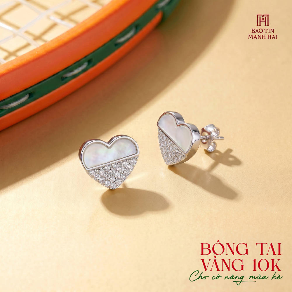 Bảo Tín Mạnh Hải mang đến bộ sưu tập trang sức vàng 10K đa dạng mẫu mã