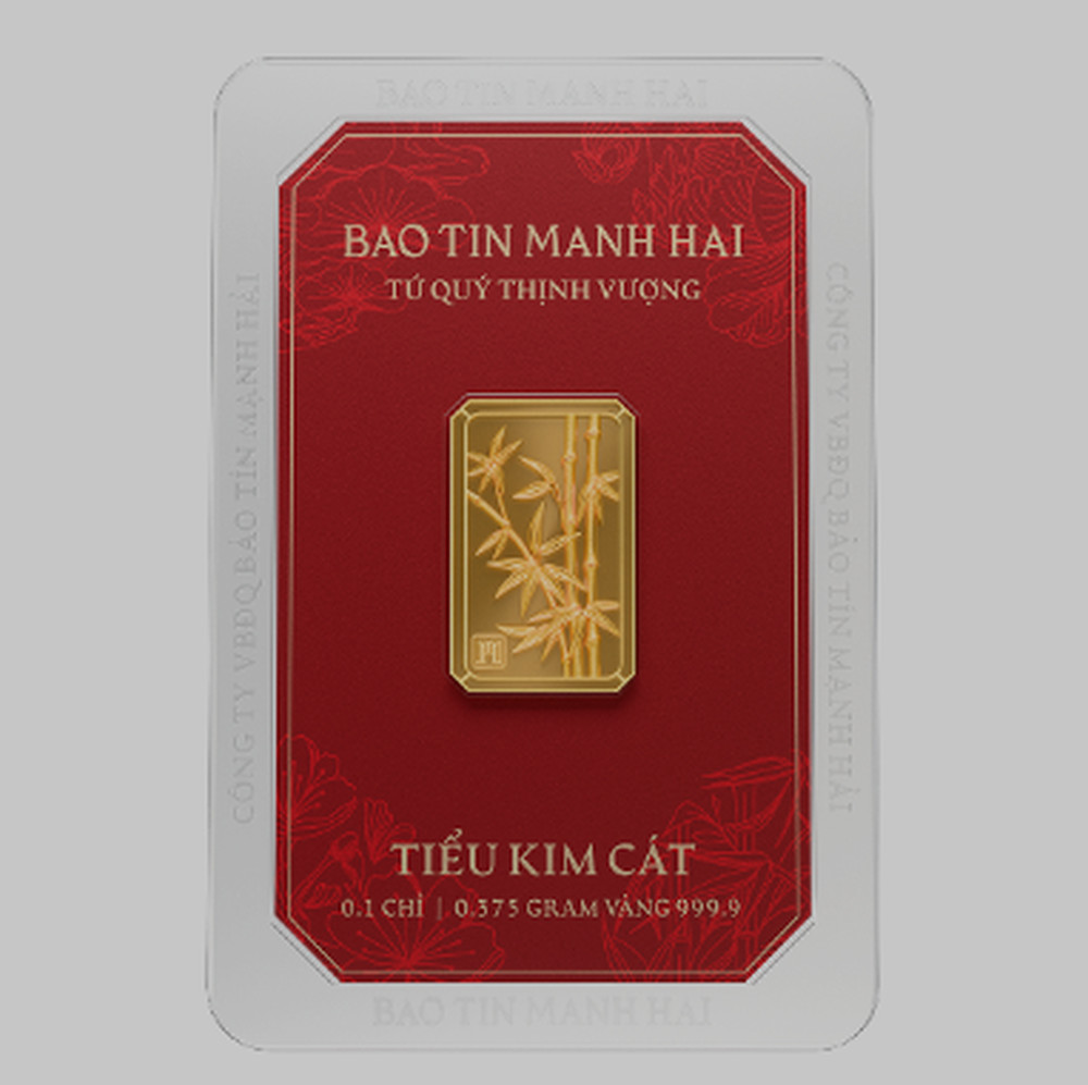 Vàng Tiểu Kim Cát Tứ Quý Thịnh Vượng