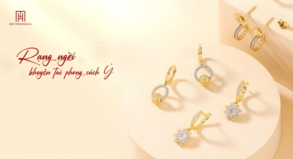 Top 3 mẫu khuyên tai PC Ý được yêu thích nhất tháng 5