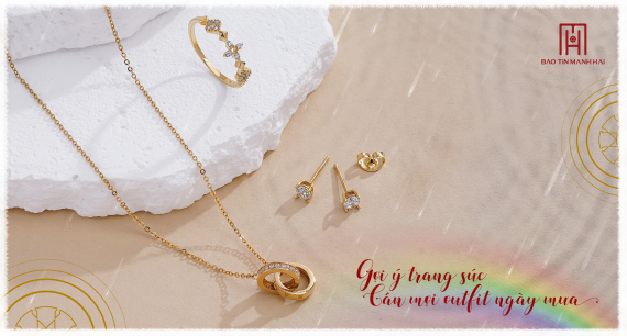 Gợi ý trang sức cân mọi outfit ngày mưa