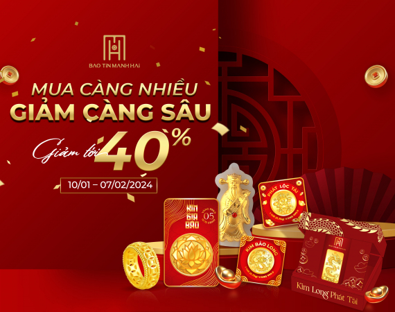 Rước lộc đầu xuân: Mua càng nhiều - Giảm càng sâu!