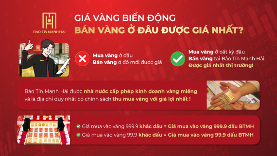 Vàng đạt đỉnh, bán vàng ở đâu được lợi giá nhất thị trường?