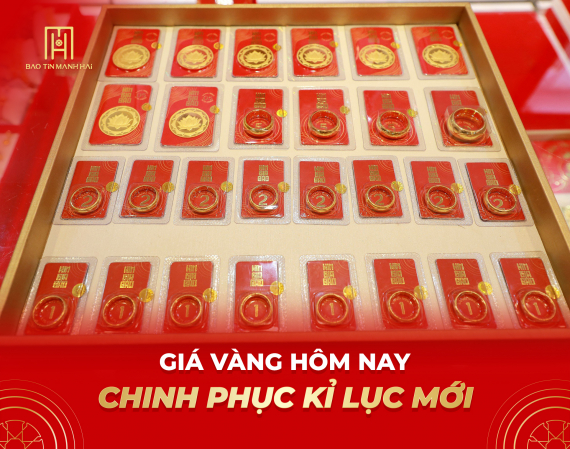 Giá vàng hôm nay (04/02/2025): Giá vàng nhẫn lập đỉnh lịch sử