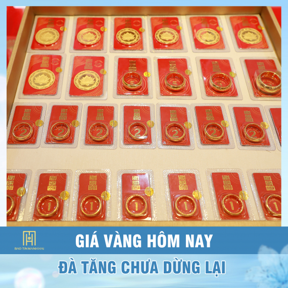 Giá vàng hôm nay: (10/03/2025): Tiếp tục lập đỉnh