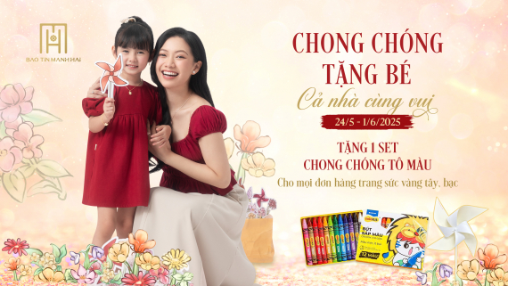 Chong chóng tặng bé - Cả nhà cùng vui