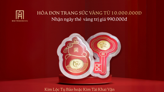 Từ 15 - 31/7/2025: Mua vàng - Nhận ngay quà tặng bằng vàng trị giá 990.000 đồng
