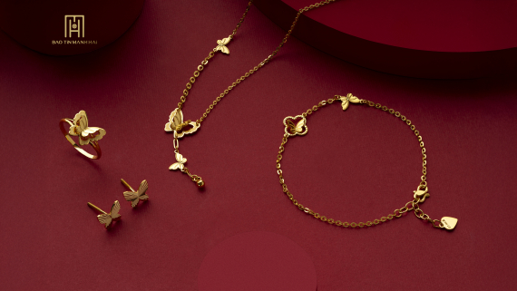 Trang Sức Vàng 24K – Biểu Tượng Của Vẻ Đẹp Sang Trọng Và Giá Trị Vững Bền