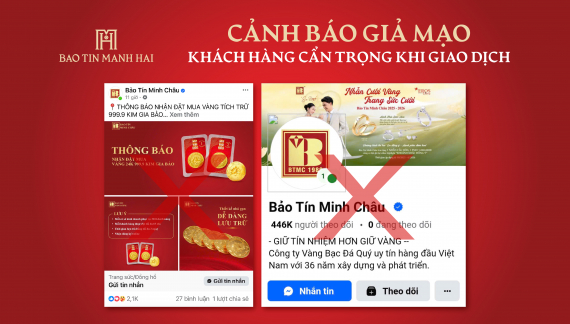 CẢNH BÁO GIẢ MẠO – KHÁCH HÀNG CẦN CẨN TRỌNG KHI GIAO DỊCH