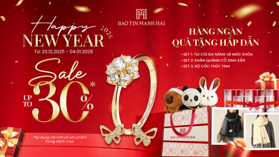 CHÀO NĂM MỚI 2026: MUA TRANG SỨC, NHẬN NGÀN QUÀ XINH