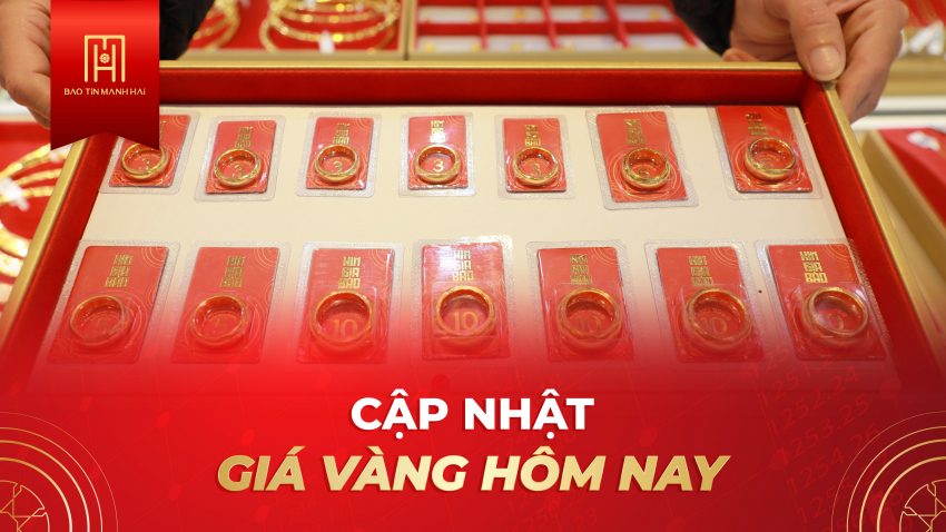 Giá vàng hôm nay (25/10/2024): Giá vàng nhẫn ngang bằng giá vàng miếng SJC