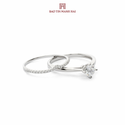 Nhẫn phong cách Ý. PYN1V10CZH-510079