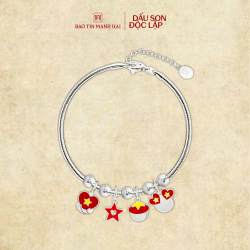 BST A80 Combo 15.3: 4 Charm bạc 1 dây BACOB92KD0-508054