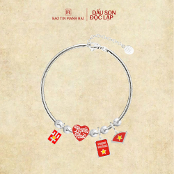 BST A80 Combo 20.3: 4 Charm bạc 1 dây BACOB92KD0-508059