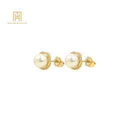 Bông tai Phong cách Hàn Quốc 14K- PHBTV14NTX-210002