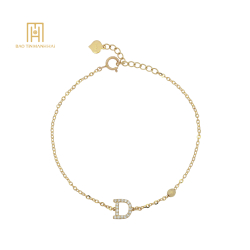 Lắc tay Phong cách Hàn Quốc 14K -PHLTV14KDH-205003